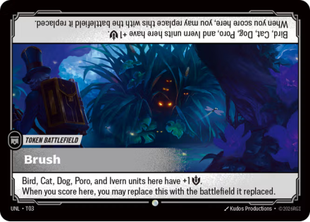 Brush // Buff single card from Riftbound : League of Legends Card Game