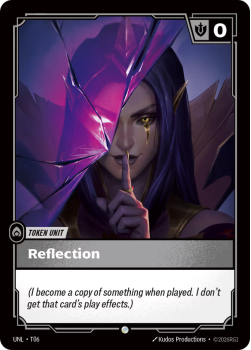 Reflection // Gold single card from Riftbound : League of Legends Card Game