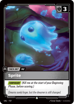 Sprite single card from Riftbound : League of Legends Card Game