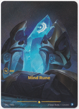 Mind Rune (Alternate Art) single card from Riftbound : League of Legends Card Game