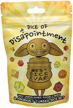 Dice of Disappointment - One Polyhedral Dice Set