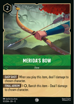 Merida's Bow (FOIL) single card from Disney Lorcana