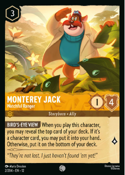 Monterey Jack - Watchful Ranger (FOIL) single card from Disney Lorcana