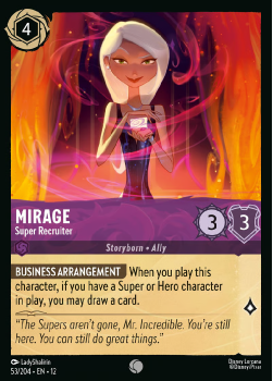 Mirage - Super Recruiter (FOIL) single card from Disney Lorcana