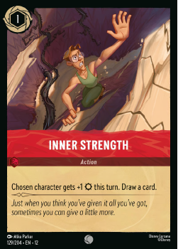 Inner Strength (FOIL) single card from Disney Lorcana