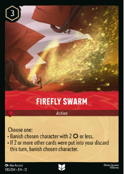 Firefly Swarm single card from Disney Lorcana