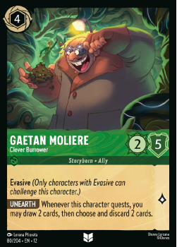 Gaetan Moliere - Clever Burrower (FOIL) single card from Disney Lorcana