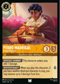 Pedro Madrigal - Family Patriarch single card from Disney Lorcana