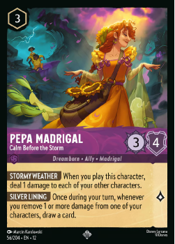 Pepa Madrigal - Calm Before the Storm (FOIL) single card from Disney Lorcana