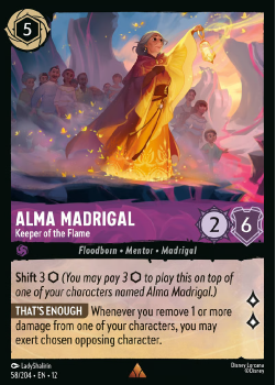 Alma Madrigal - Keeper of the Flame (FOIL) single card from Disney Lorcana