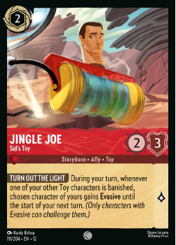 Jingle Joe - Sid's Toy single card from Disney Lorcana