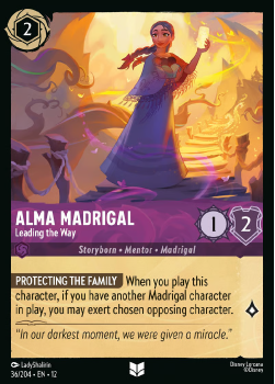 Alma Madrigal - Leading the Way single card from Disney Lorcana