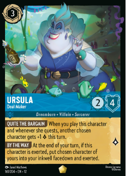 Ursula - Deal Maker single card from Disney Lorcana