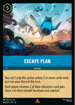 Escape Plan single card from Disney Lorcana