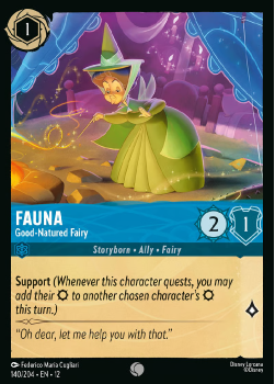 Fauna - Good-Natured Fairy (FOIL) single card from Disney Lorcana