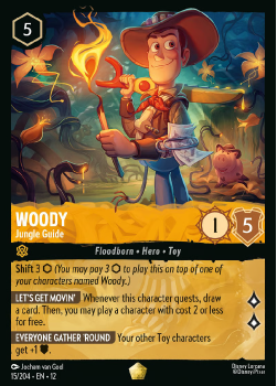 Woody - Jungle Guide (FOIL) single card from Disney Lorcana