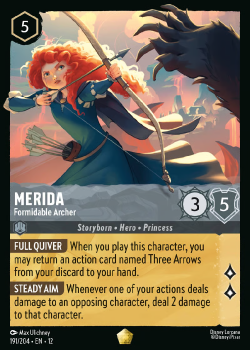 Merida - Formidable Archer single card from Disney Lorcana