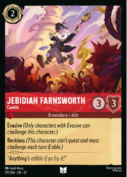 Jebidiah Farnsworth - Cookie (FOIL) single card from Disney Lorcana