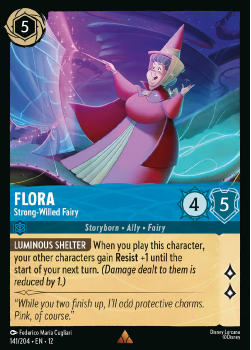 Flora - Strong-Willed Fairy (FOIL) single card from Disney Lorcana