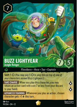 Buzz Lightyear - Jungle Ranger single card from Disney Lorcana