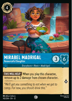 Mirabel Madrigal - Resourceful Daughter single card from Disney Lorcana