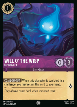 Will o' the Wisp - Forest Spirit single card from Disney Lorcana