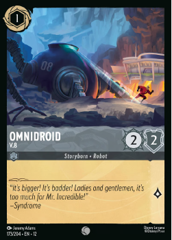Omnidroid - V.8 (FOIL) single card from Disney Lorcana
