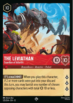 The Leviathan - Guardian of Atlantis (FOIL) single card from Disney Lorcana