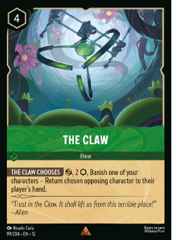 The Claw single card from Disney Lorcana
