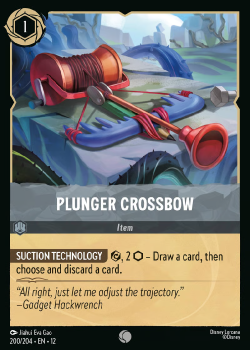 Plunger Crossbow (FOIL) single card from Disney Lorcana