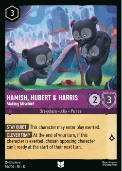 Hamish, Hubert & Harris - Making Mischief (FOIL) single card from Disney Lorcana
