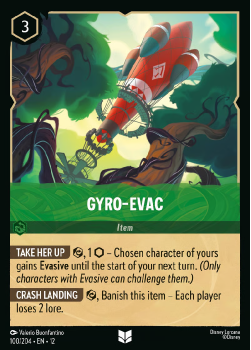 Gyro-Evac (FOIL) single card from Disney Lorcana