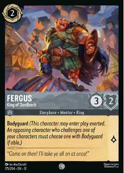 Fergus - King of DunBroch (FOIL) single card from Disney Lorcana