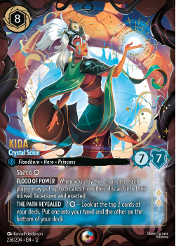 Kida - Crystal Scion (Enchanted) single card from Disney Lorcana