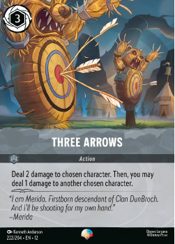 Three Arrows (Epic) single card from Disney Lorcana