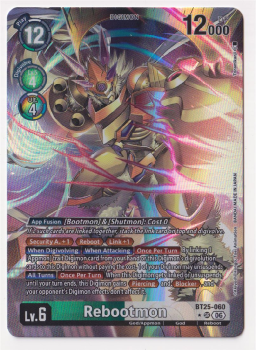 Rebootmon (ALTERNATIVE ART) single card from Digimon
