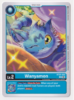 Wanyamon single card from Digimon