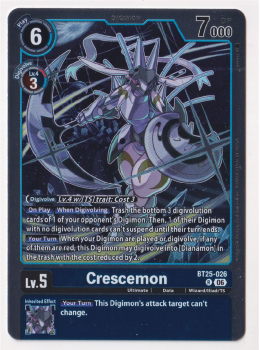 Crescemon single card from Digimon