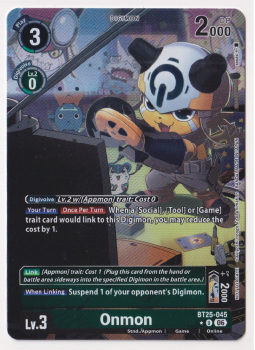 Onmon (ALTERNATIVE ART) single card from Digimon
