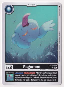 Pagumon single card from Digimon