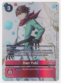 Dan Yuki (ALTERNATIVE ART) single card from Digimon