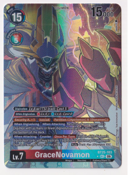 GraceNovamon (ALTERNATIVE ART) single card from Digimon