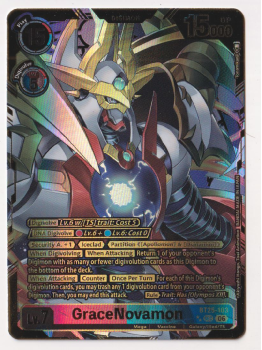 GraceNovamon (ALTERNATIVE ART) single card from Digimon