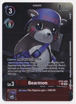 Bearmon (ALTERNATIVE ART) single card from Digimon