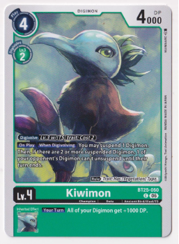 Kiwimon single card from Digimon