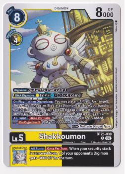 Shakkoumon single card from Digimon