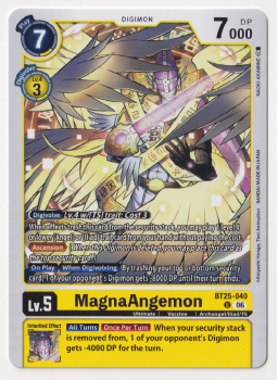 MagnaAngemon single card from Digimon