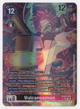 Vulcanusmon (ALTERNATIVE ART) single card from Digimon