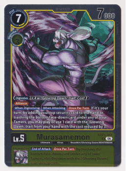 Murasamemon single card from Digimon