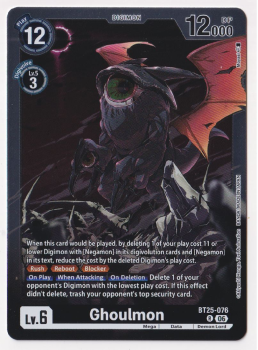 Ghoulmon single card from Digimon